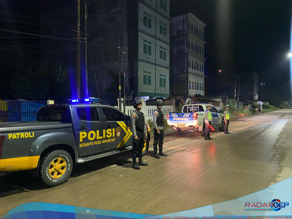 Polres Inhil Tingkatkan Patroli Rutin, Antisipasi Kriminalitas dan Aksi Balap Liar